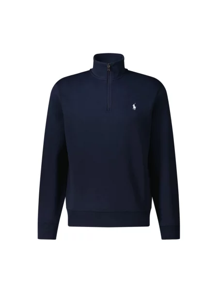 Długa bluza Polo Ralph Lauren z długim rękawem niebieska