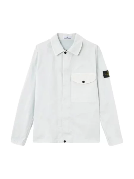 Parka Stone Island z kamieniami niebieska