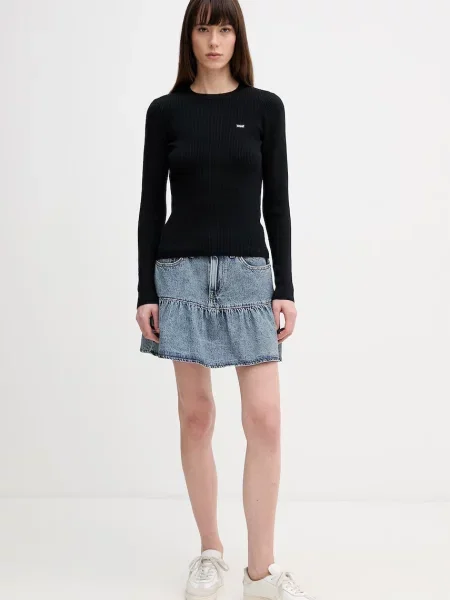 Levi's spódnica jeansowa FLOUNCE MINI niebieska