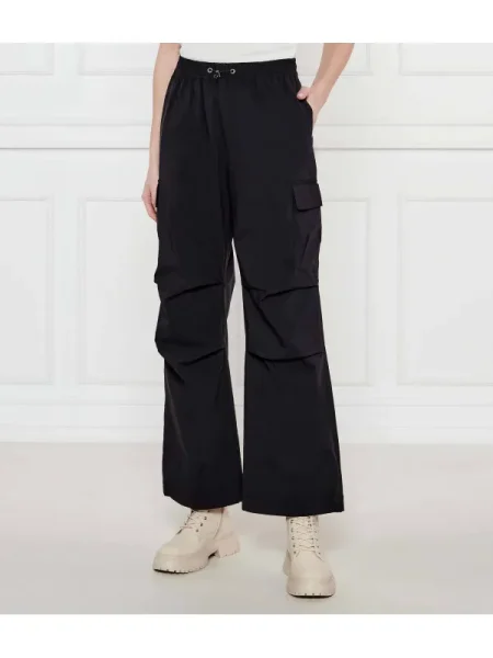 PARAJUMPERS Pantaloni cargo AVICE | Oversize fit negru