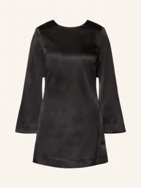 Malina Sukienka Koktajlowa Elna schwarz czarna