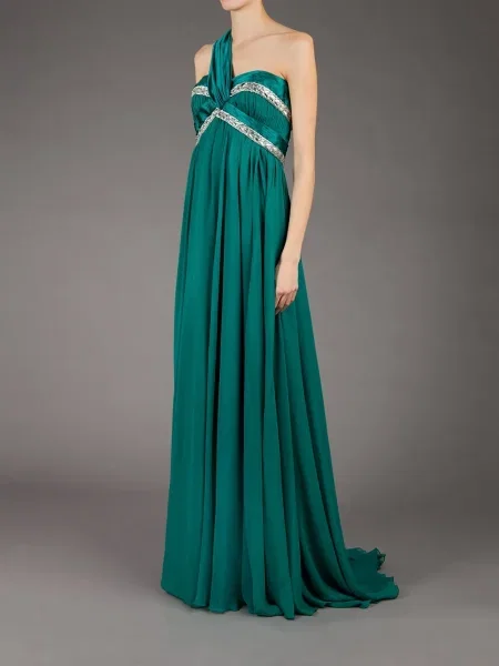Rochie Zuhair Murad de costum verde