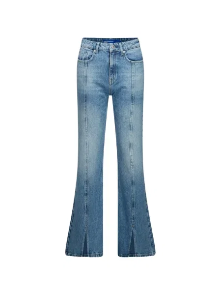 Blugi evazați Karl Lagerfeld Jeans evazate albastru