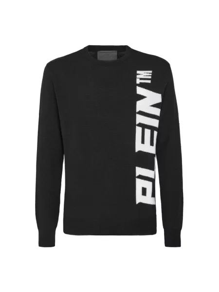 Sweter Philipp Plein wełniany czarny