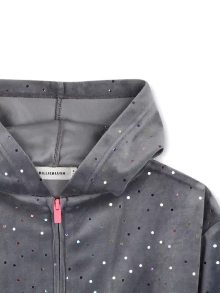 Bluza z kapturem dziecięca Billieblush szara