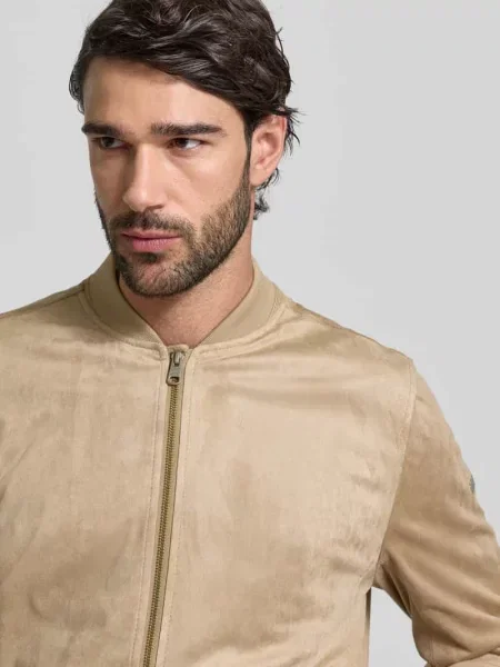 Kurtka o kroju regular fit z imitacji skóry model ‘Rapid’ Cinque
