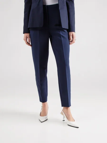 VERO MODA Pantaloni cu dungă VMLINA bleumarin