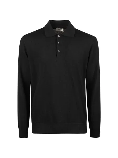 Tricou polo Altea tricotate negru
