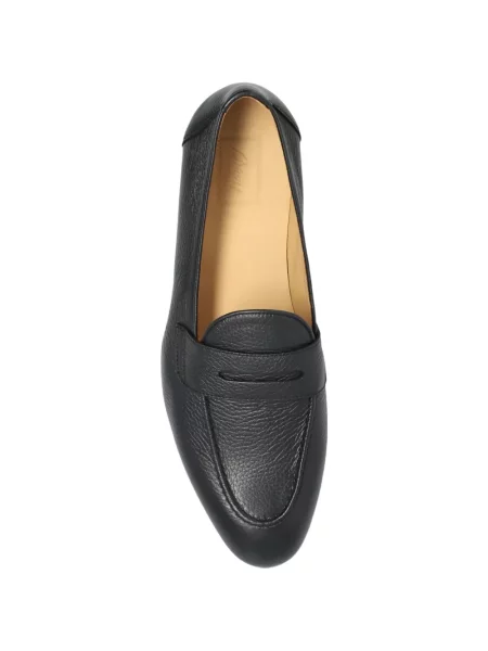 Pantofi loafer Brioni din piele negru