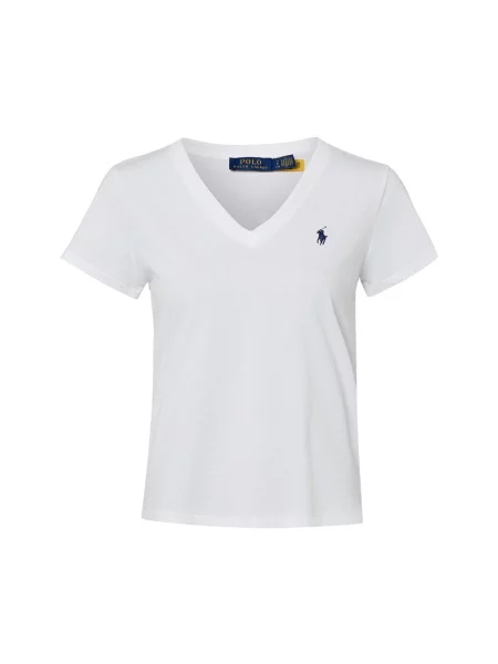 Polo Ralph Lauren Koszulka Kobiety jednolity S biały