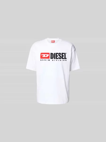 Koszulka Diesel z logo biała