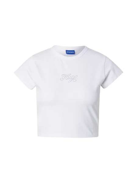 HUGO Tricou Dome_B alb
