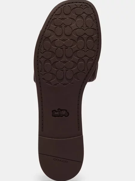 Кожаные шлепанцы Coach