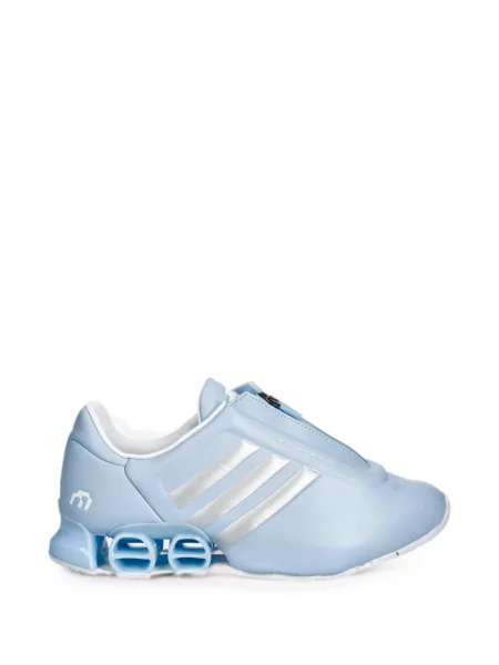 Curea Adidas cu dungi din jacard cu bretele albastru