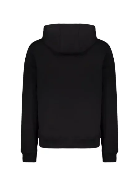 Hoodie Burberry με σχέδιο με κορδόνι μαύρο