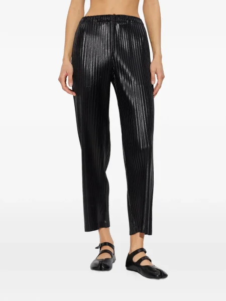 Pantaloni Issey Miyake plisate negru