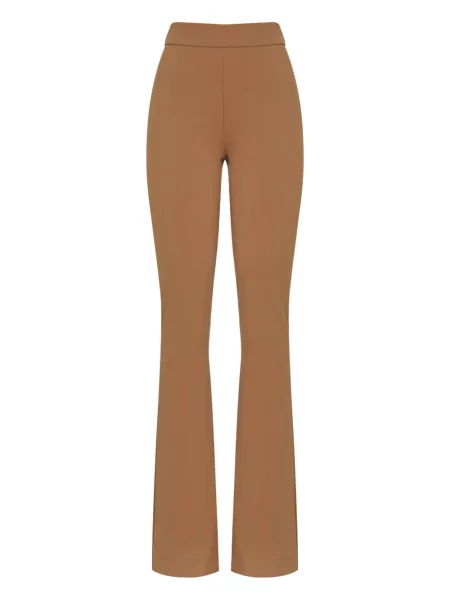 Pantaloni Gloria Coelho maro