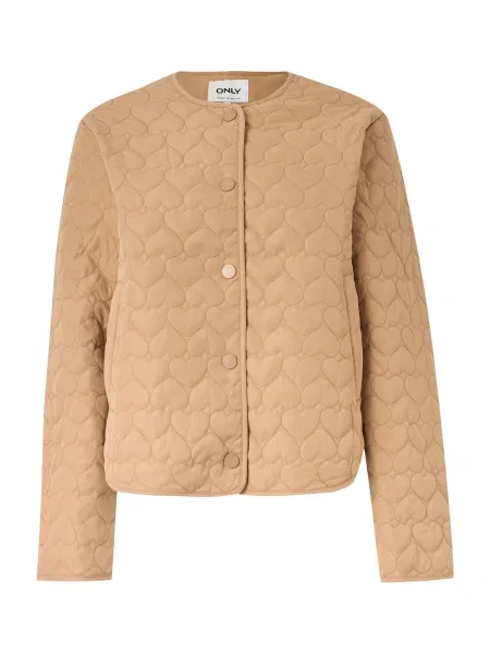 ONLY Geacă de primăvară-toamnă ONLHEART brocart bej