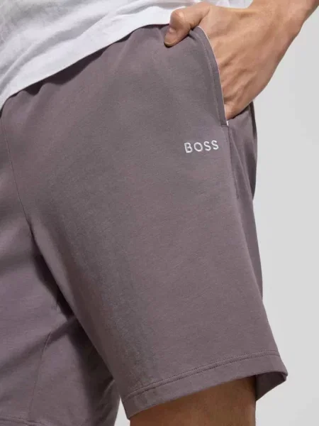 Szorty o kroju regular fit z mieszanki bawełny model MIix&Match' Boss