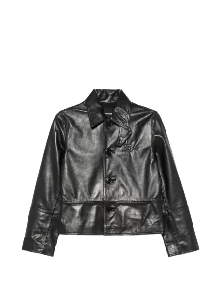 Geanta de piele Zadig&voltaire negru