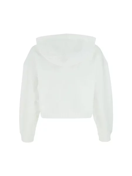 Bluza z kapturem Stella Mccartney z kapturem biała