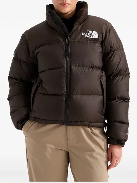 Geacă cu puf The North Face retro maro