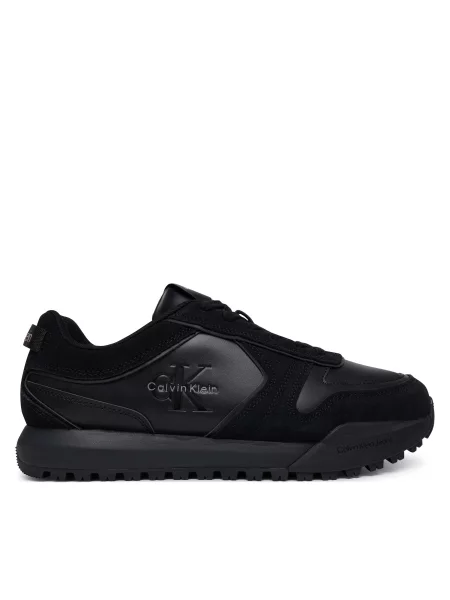 Sneakers Calvin Klein Toothy Runner Irregular Lines negru