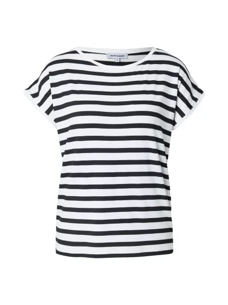 MORE & MORE Tricou negru alb