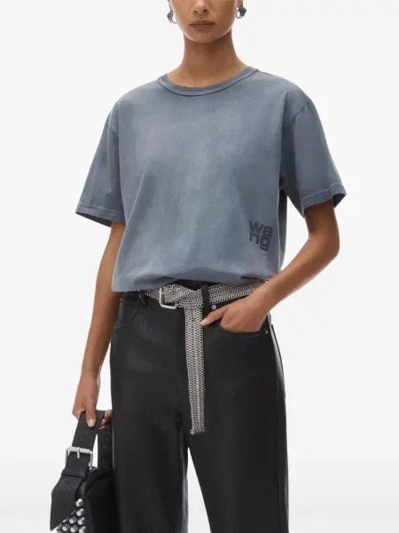 Tricou Alexander Wang gri