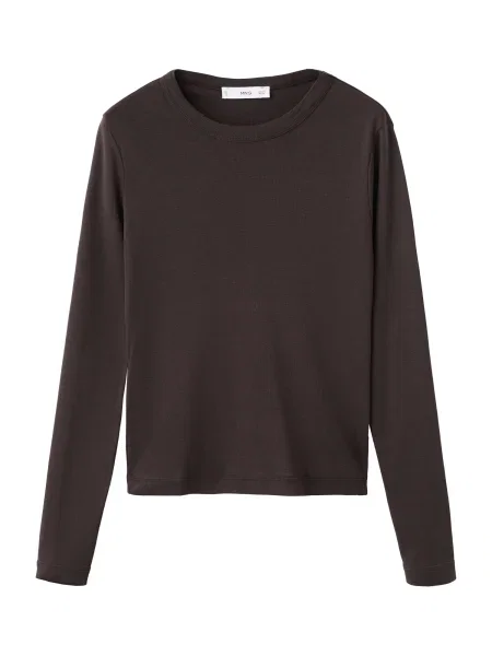 MANGO Tricou ENI ciocolatiu