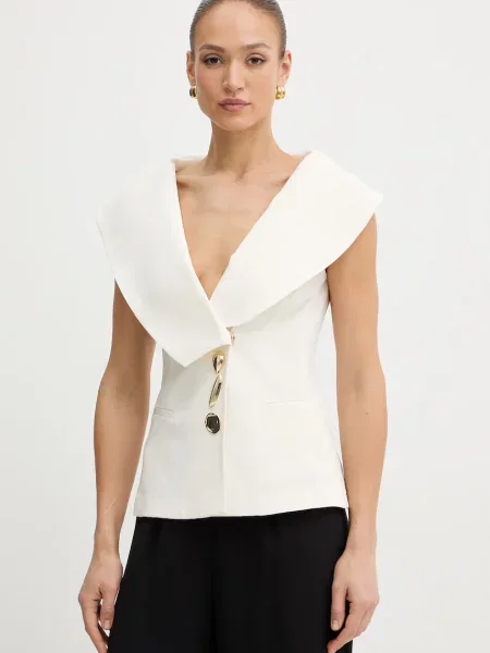 Simona Corsellini kamizelka z beżowa