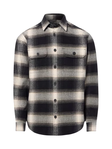 Nils Sundström koszula typu overshirt Mężczyźni Regular Fit S szary