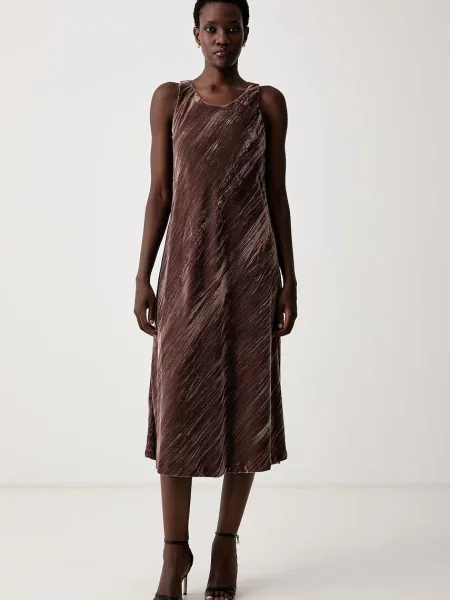Marella rochie din velur Emme by Marella maro