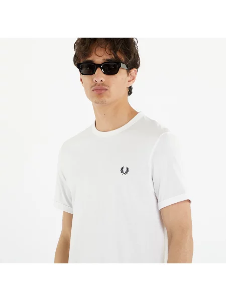 Μπλούζα Fred Perry λευκό