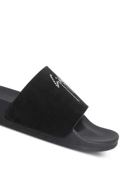 Sandale Giuseppe Zanotti de cristal negru