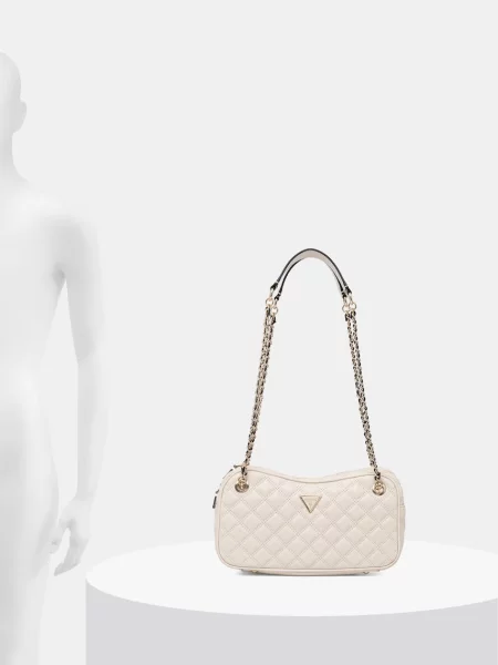Кожаная сумка-багет Guess