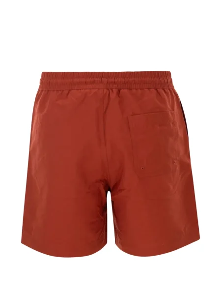 Siuvinėtos maudymosi kelnaitės Carhartt Wip raudona