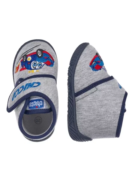 Детские тапочки Chicco серые