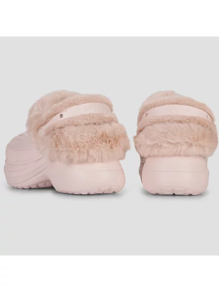 Crocs papuci de casă Bae Lined Clog roz