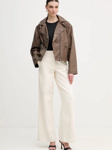 Guess Sisley geacă biker maro