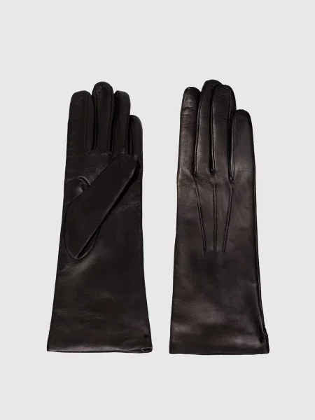 Кожаные перчатки Sermoneta Gloves черные