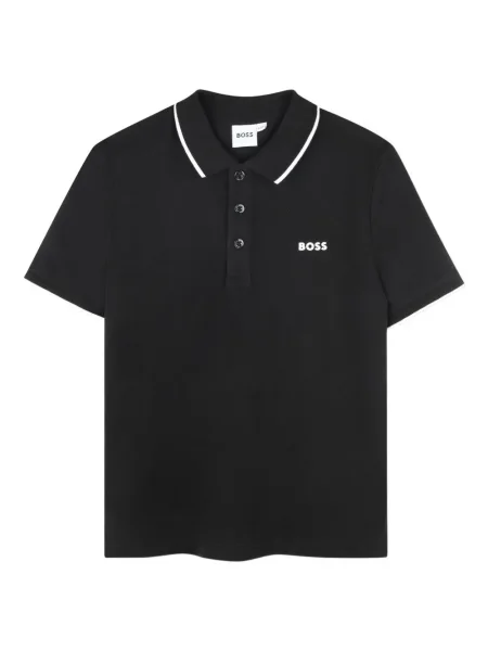 Koszulka polo dziecięca Bosswear czarna