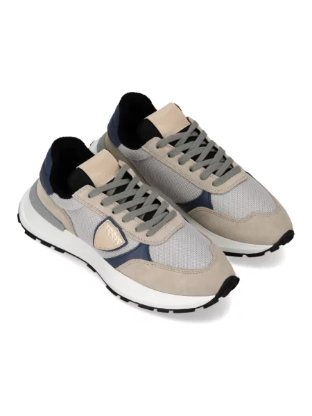 Buty do biegania Philippe Model skórzane do biegania szare