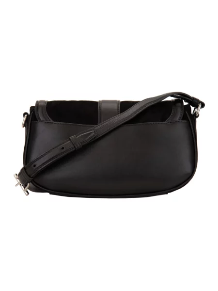 Torebka Alexander Mcqueen zamszowa czarna