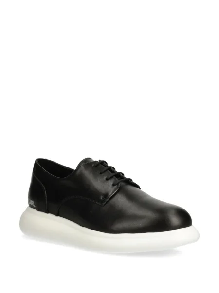 Pantofi derby Karl Lagerfeld cu șireturi din dantelă negru