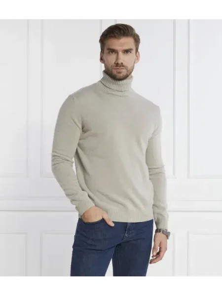 Oscar Jacobson Garbó Salim Rollneck gyapjú és kasmír hozzáadásával szürke