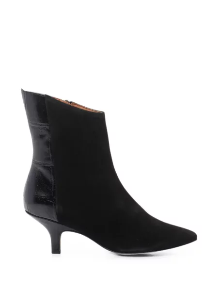 Botine ángel Alarcón din piele de căprioară negru