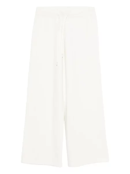 Pantaloni Yves Salomon alb