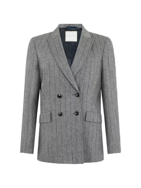 Sacou Brooks Brothers cu două rânduri de nasturi gri