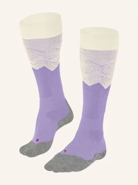 Falke Lyžařské Ponožky Advanced light lilac